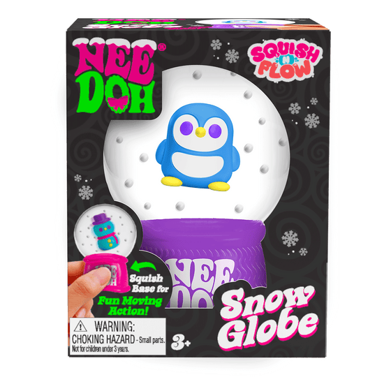 NeeDoh Squish N Flow Snow Globe Select W13